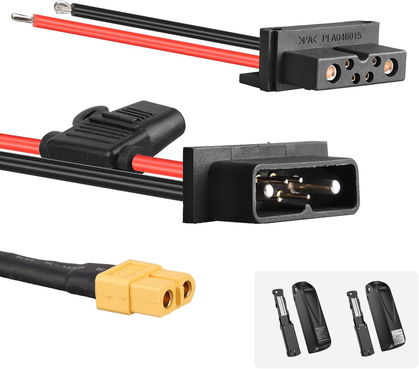 5-Pin 6-Pin Battery Connector for Hailong Shark Downtube Electric Bicycle Battery