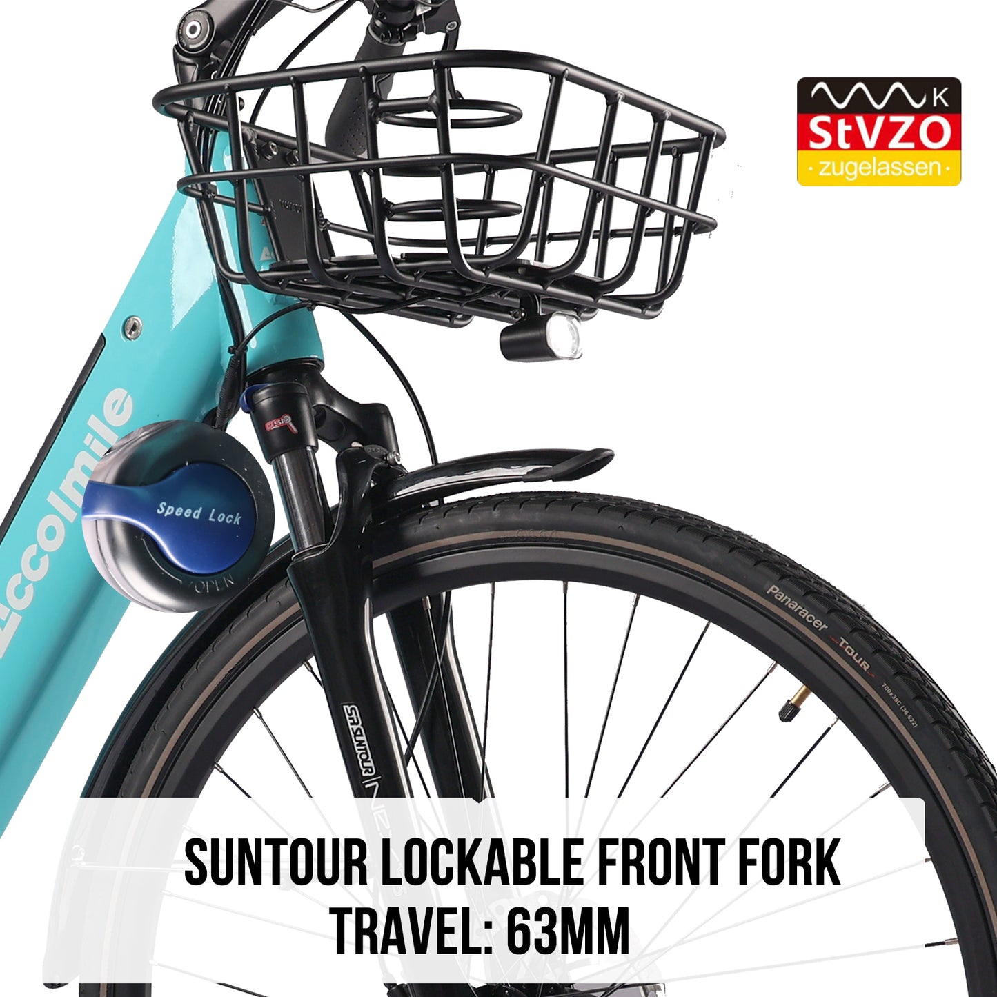 250W 180km BAFANG Torque Sensor Mid-Drive Motor eCity Bike