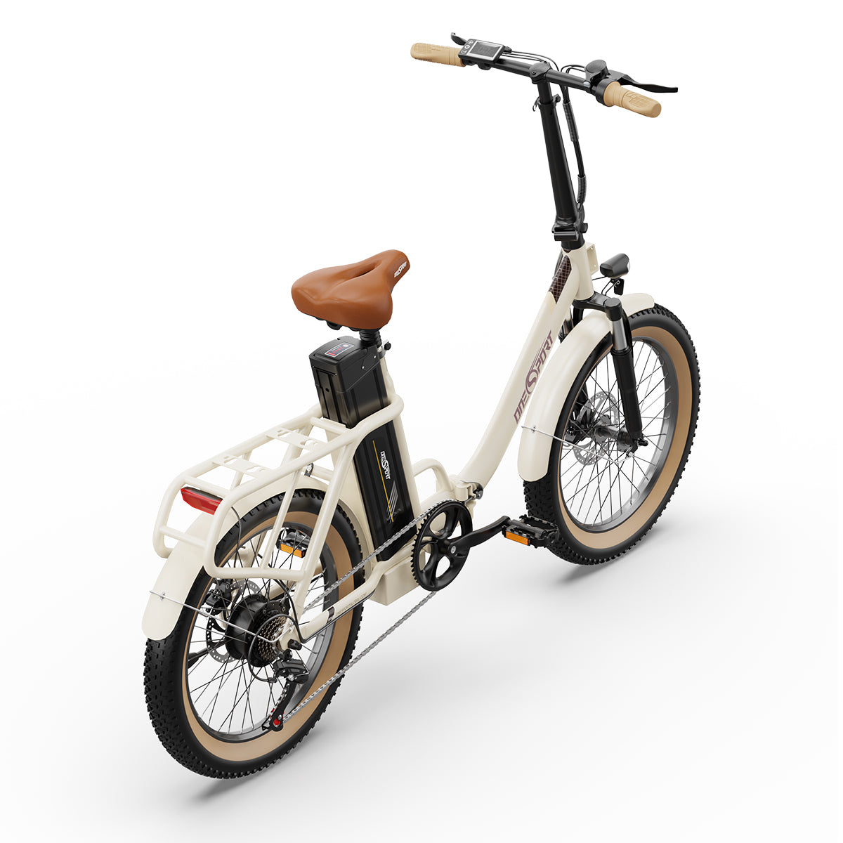ONESPORT Folding Ebike 20 inch OT16-2 Electric Bike 250W Electric Bicycle with 15.6Ah Battery Adult City E-Bike For Commuting