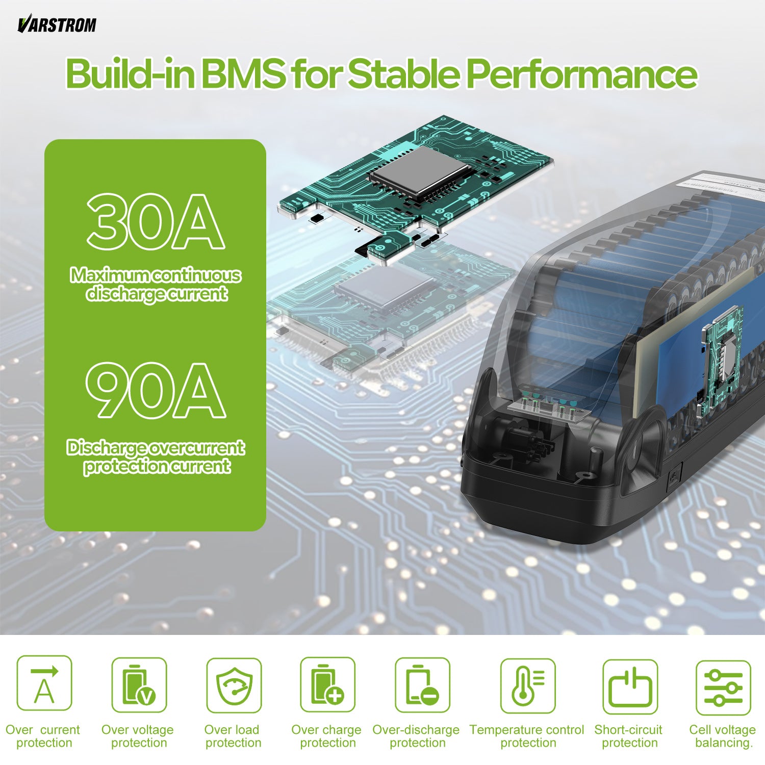 BatteryManagementSystem_BMS_forVarstrom36vebikebattery