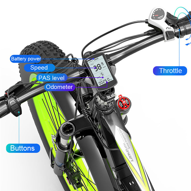 LANKELEISI 26“ XC4000 Electric Fat Tire Bike