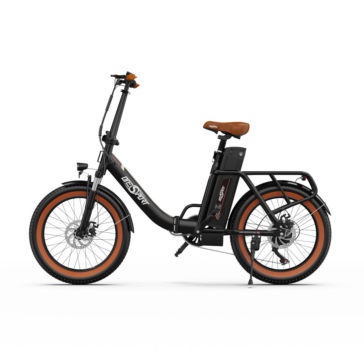 ONESPORT Folding Ebike 20 inch OT16-2 Electric Bike 250W Electric Bicycle with 15.6Ah Battery Adult City E-Bike For Commuting