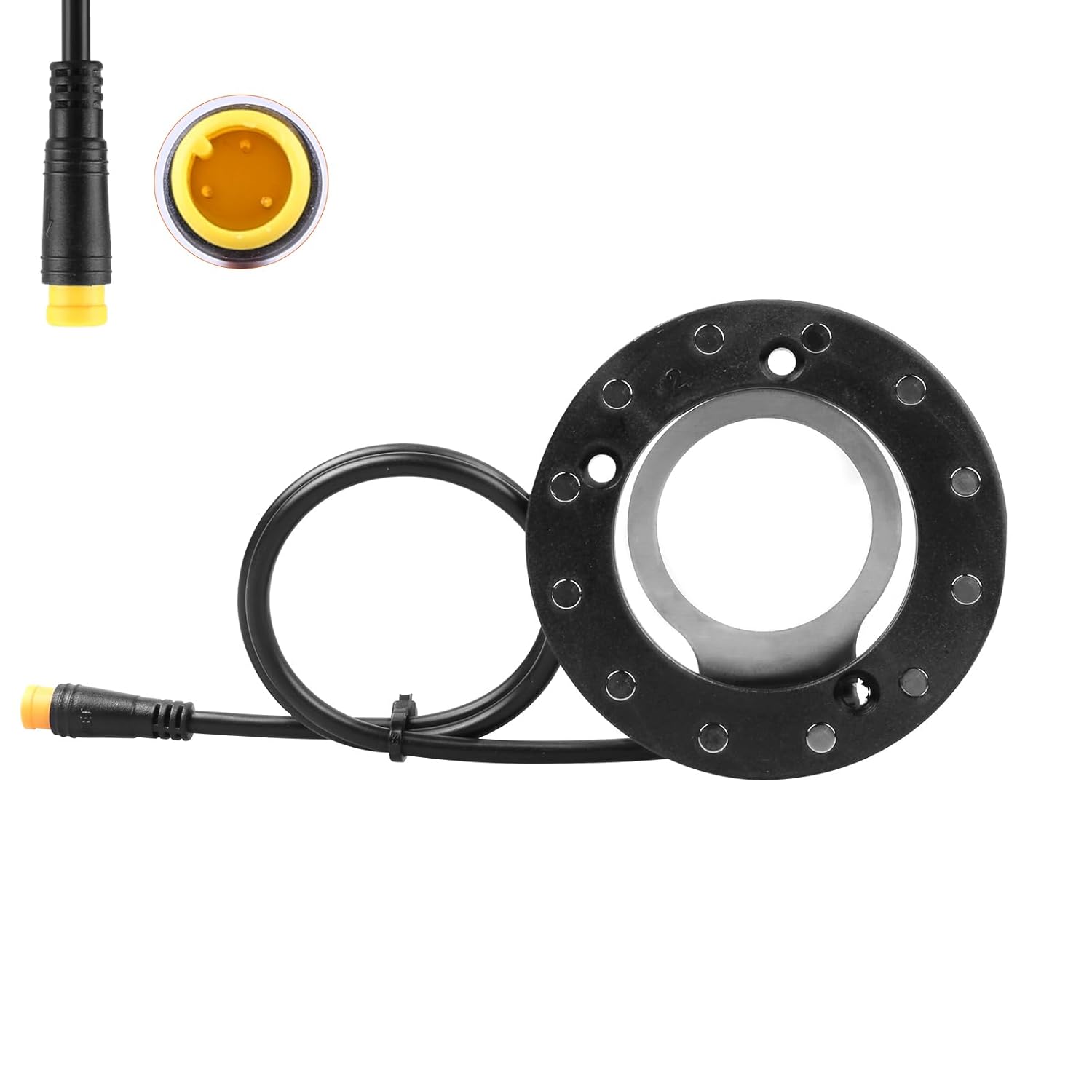 bafang pedal assist Varstrom PAS Sensor Assistant Pedal for Bafang Hub Motor 12 Magnets Right Side with Big Hole Assistant Sensor