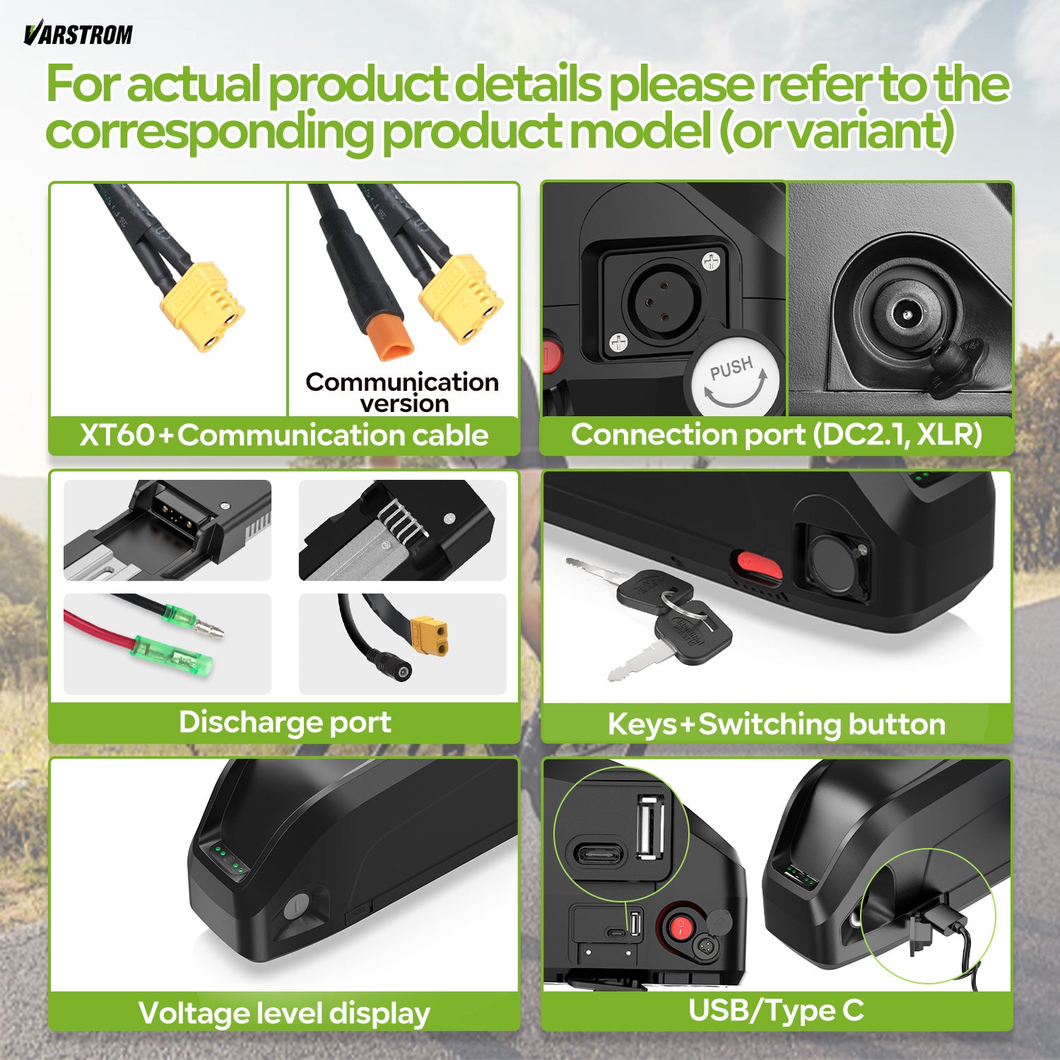 ProductDetailsforVarstromEBikeBattery