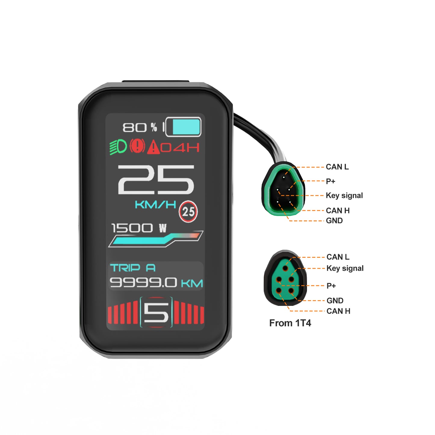 Can-bus Display for VARSTROM BAFANG (80% Page Upgraded)