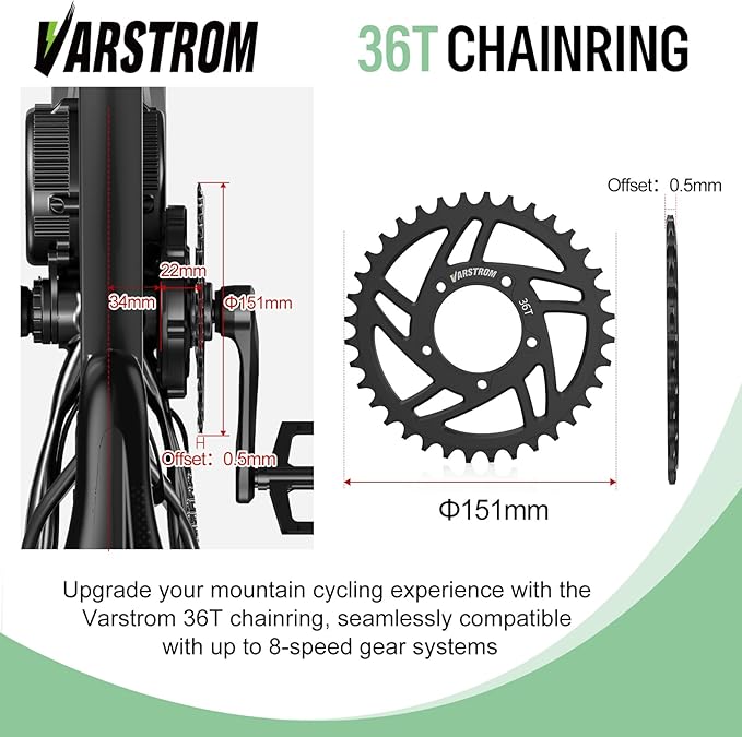 Bafang Chain Wheel 36/42/44/52T with Guard for BBS01B/BBS02B