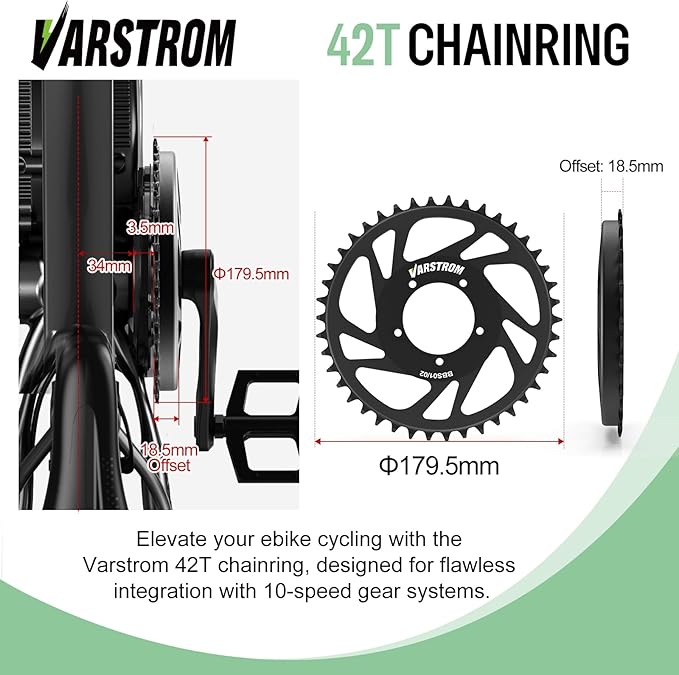 Bafang Chain Wheel 36/42/44/52T with Guard for BBS01B/BBS02B