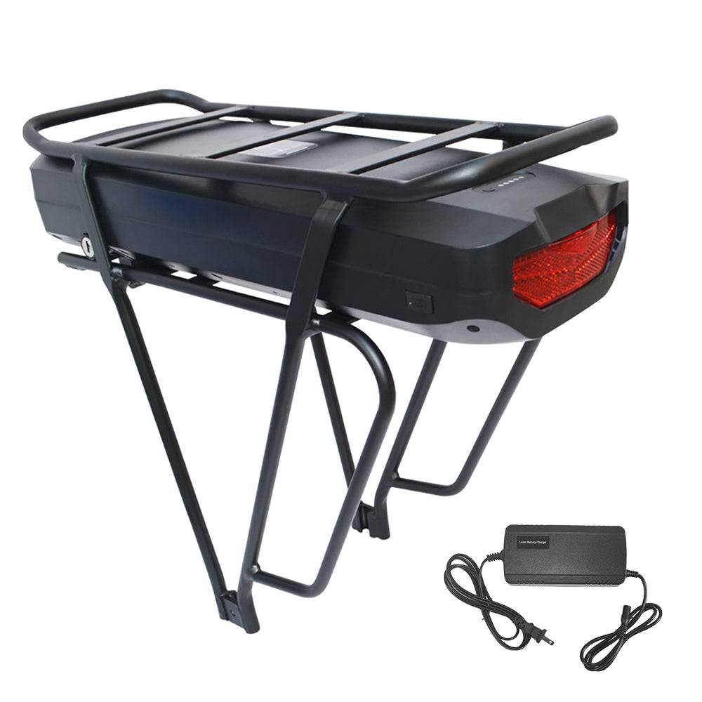 48V 17.5 Ah/36V 22.5Ah/52V 17.5 Ah Lithium Pannier Rack Electric Bicycle Luggage Battery