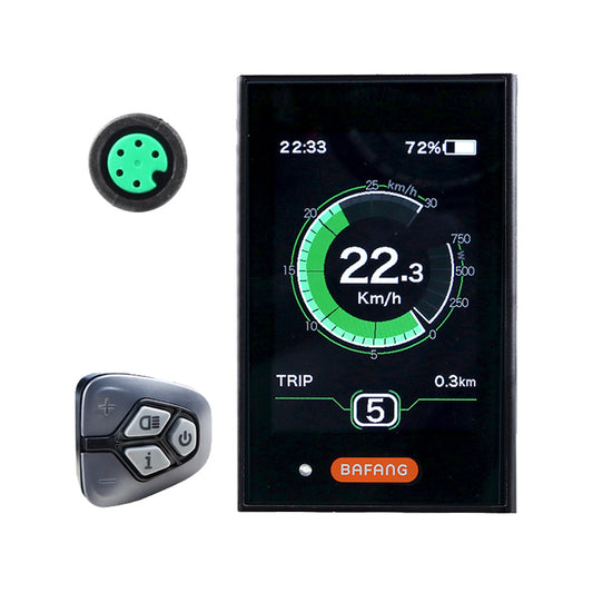 Varstrom DP C18 E-Bike Display - Full Color LCD Screen for UART Bafang eBike Kits