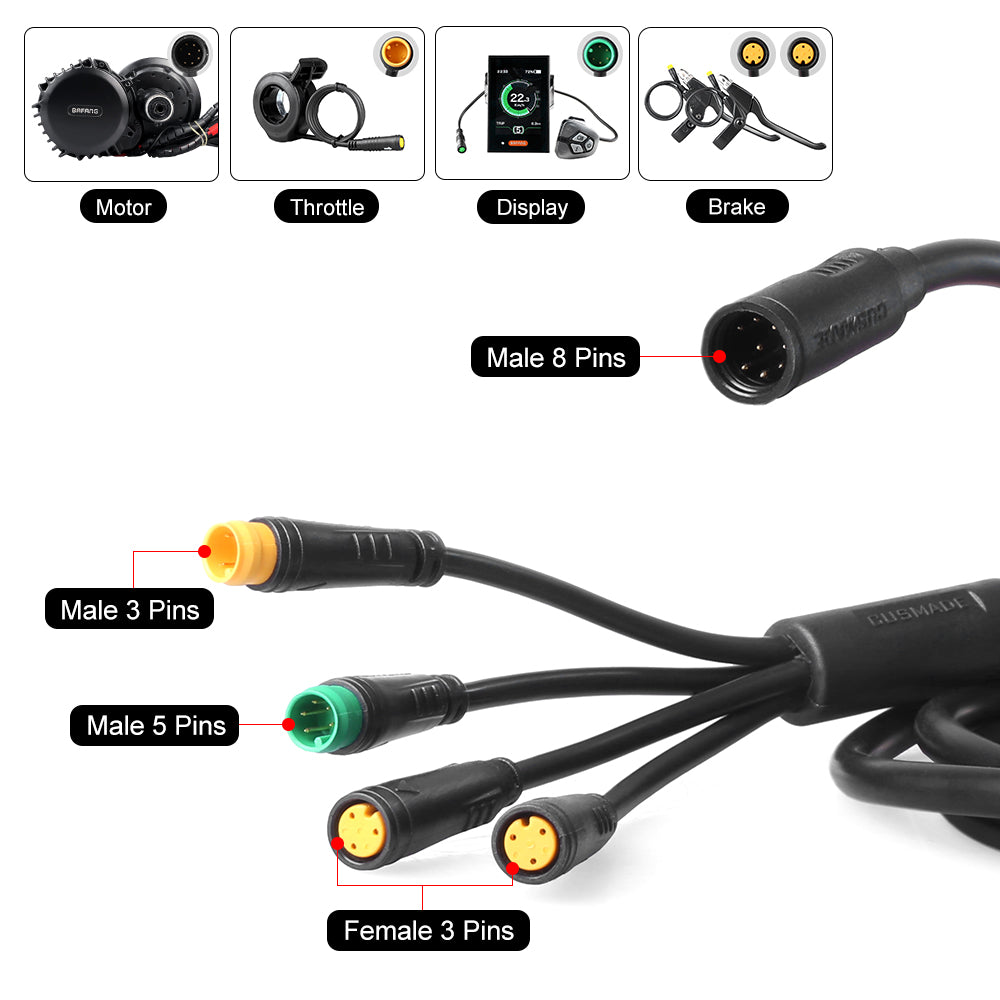 Varstrom-Waterproof-1T4-EB-Bus-Cable-Harness-for-Bafang-Mid-Drive-Kit_9