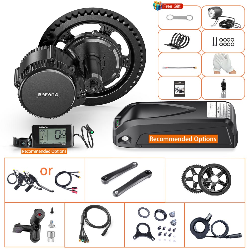 BAFANG 48V 500W M315 BBS02B MM for eTour eRoad Conversion