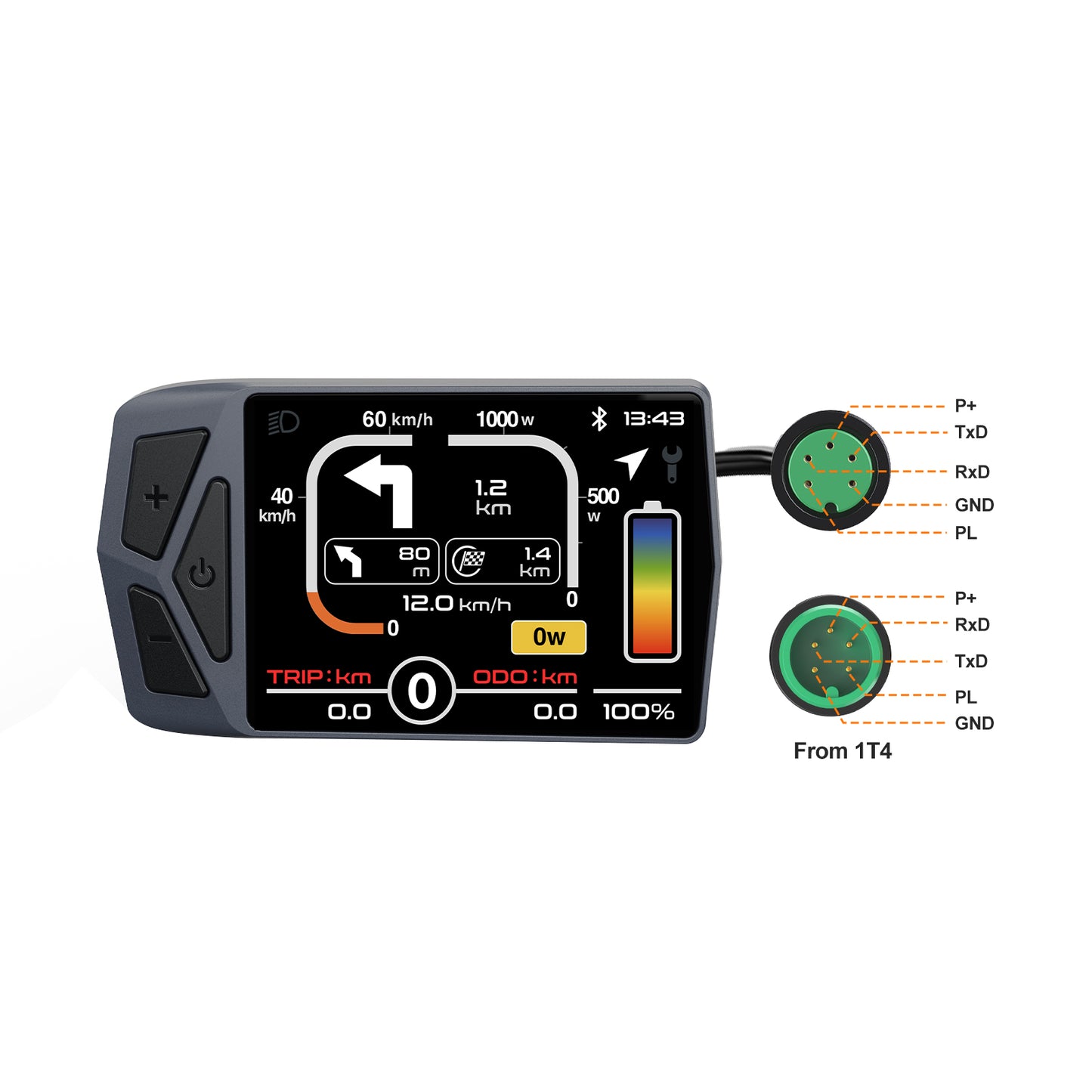 EKD 01 HMI for BAFANG TONGSHENG VARSTROM Conversion Kits
