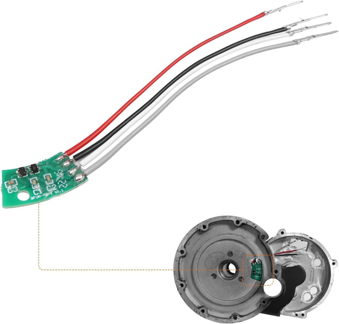 PAS Hall Sensor Replacement for BAFANG BBS01 BBS02B BBSHD Mid Drive