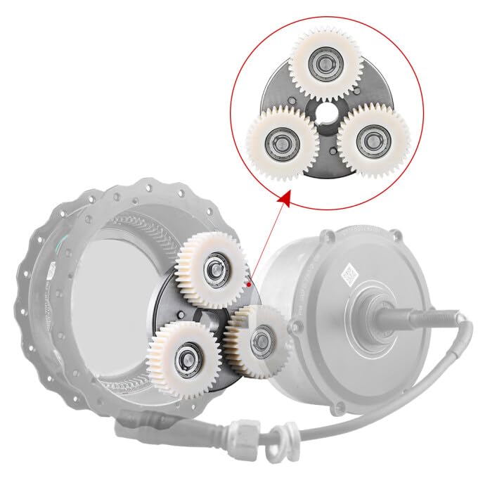 BAFANG E-Bike Motor Gear Clutch Kit with 36T Planetary Nylon Gears