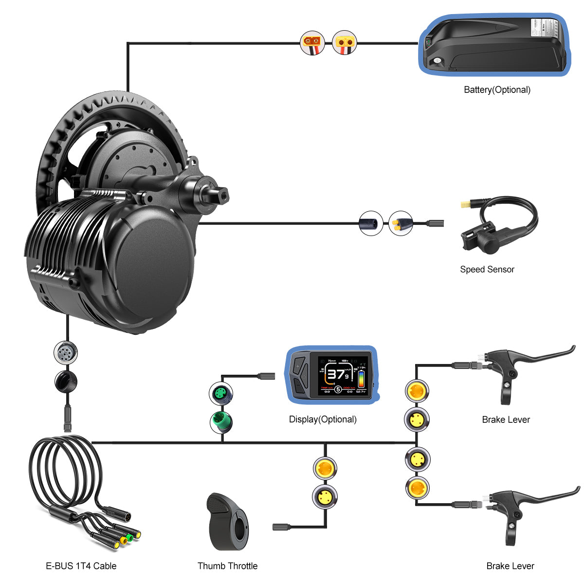 Tongsheng TSDZ8 : Le Puissant Kit De Conversion Pour Vélo Électrique Tongsheng TSDZ8 : Le Puissant Kit De Conversion Pour Vélo Électrique