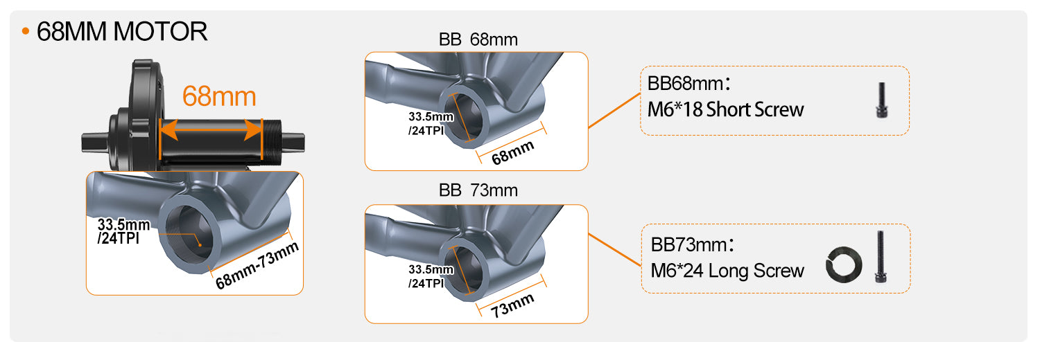 BAFANG 750W M315 BBS02B MM G340.750.C BB Size 100mm for eMTB eFat eCargo Conversion Varstrom