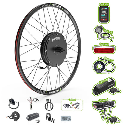 VARSTROM 48V 1000W Rear Hub Conversion Kits Gearless Motor Kits for E-Bike Conversion