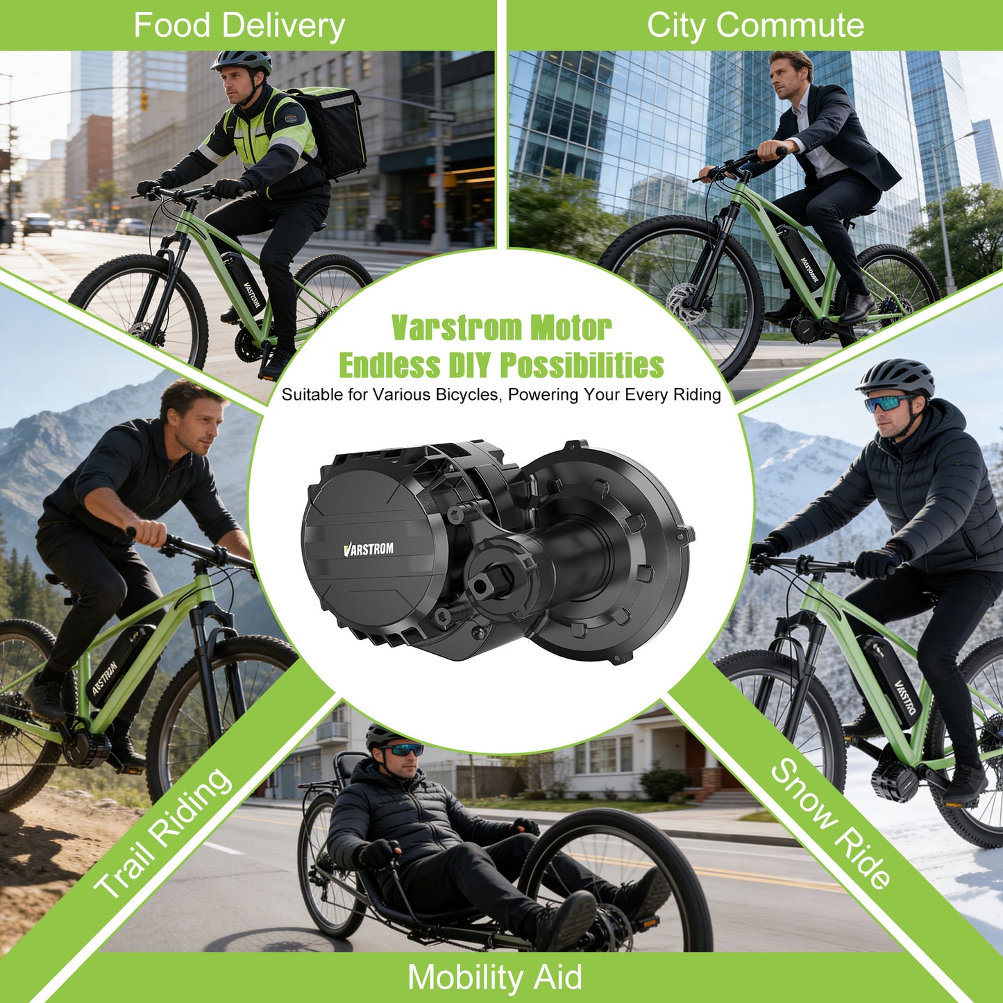 36/48V 750W VSM01 Mid Drive Conversion Kits