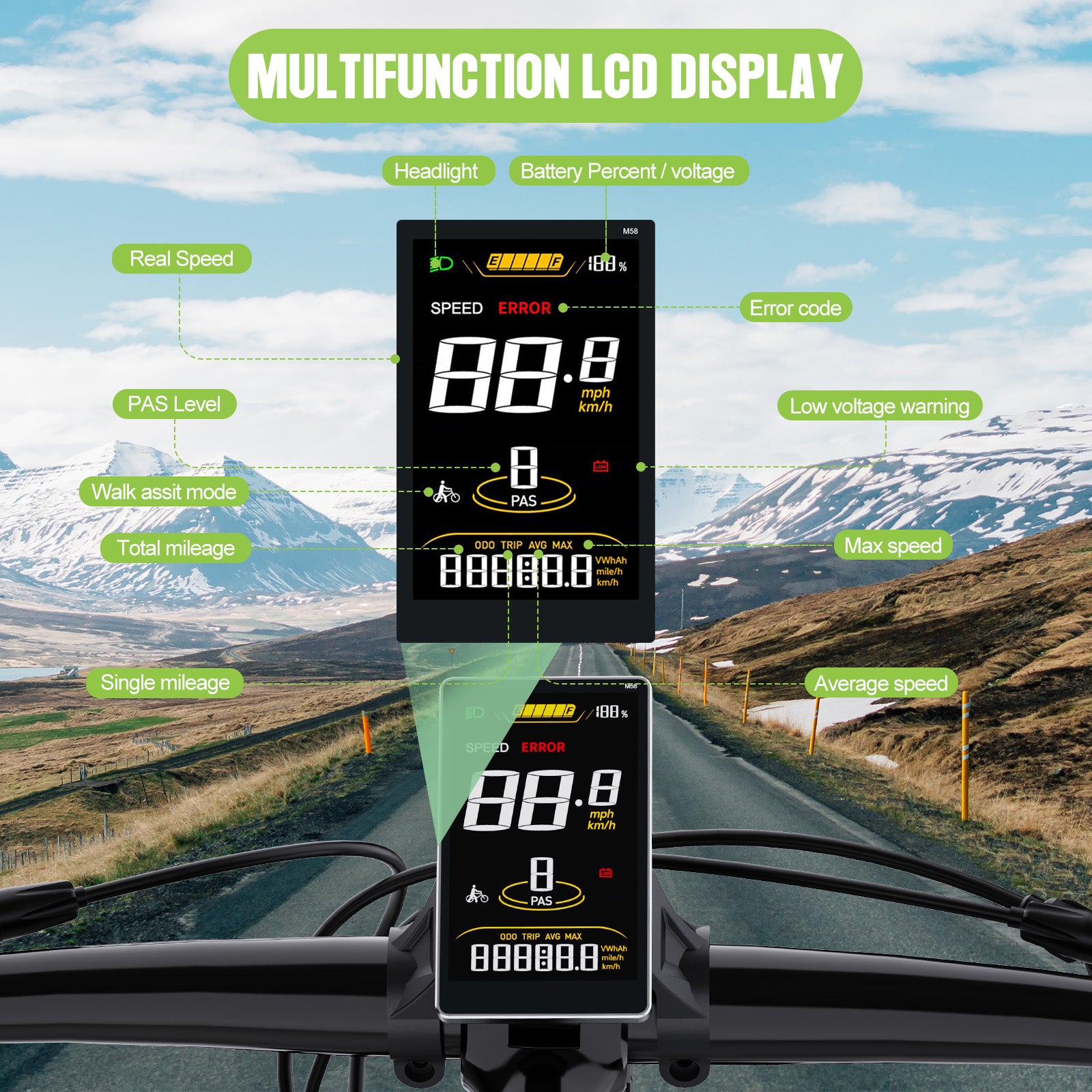 bmz e bike display 2025 Varstrom E-Bike Display SW2-M58