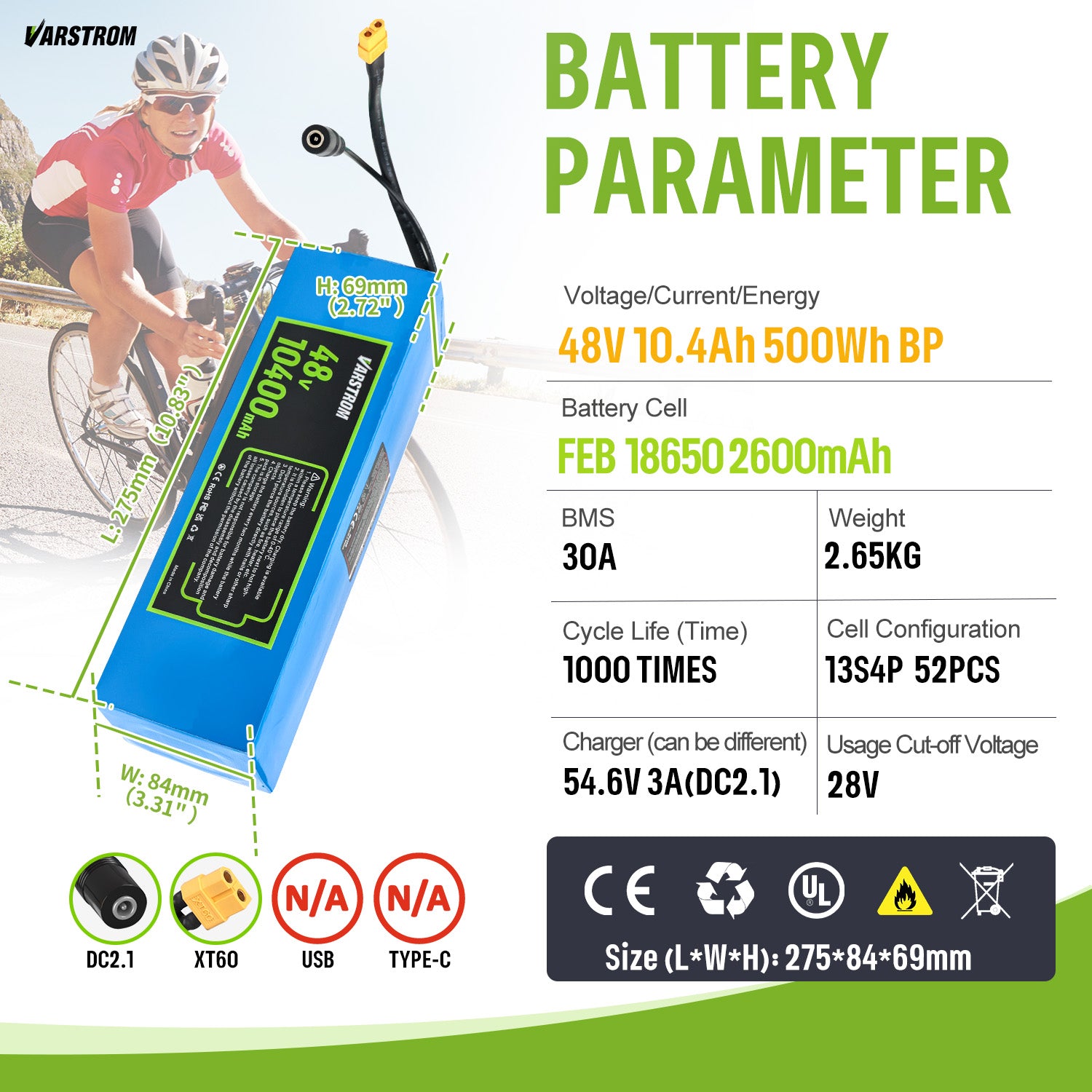 Varstrom48V10.4Ah500WhBP_FEB186502600mAh