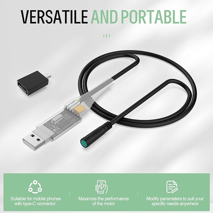 Varstrom BAFANG Programming Cable for 8FUN Mid Drive Kits