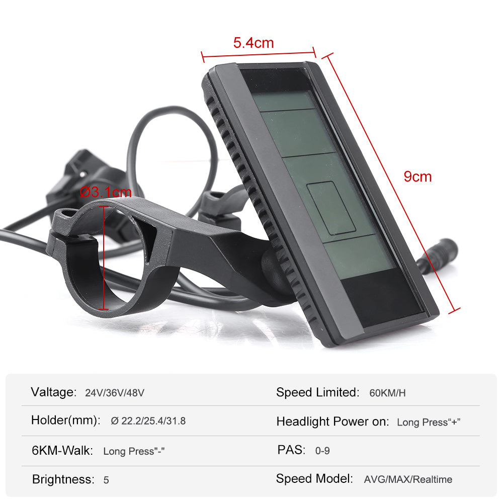 fischer e bike lcd 800 display Varstrom 800S LCD eBike Screen Bafang Drive Display