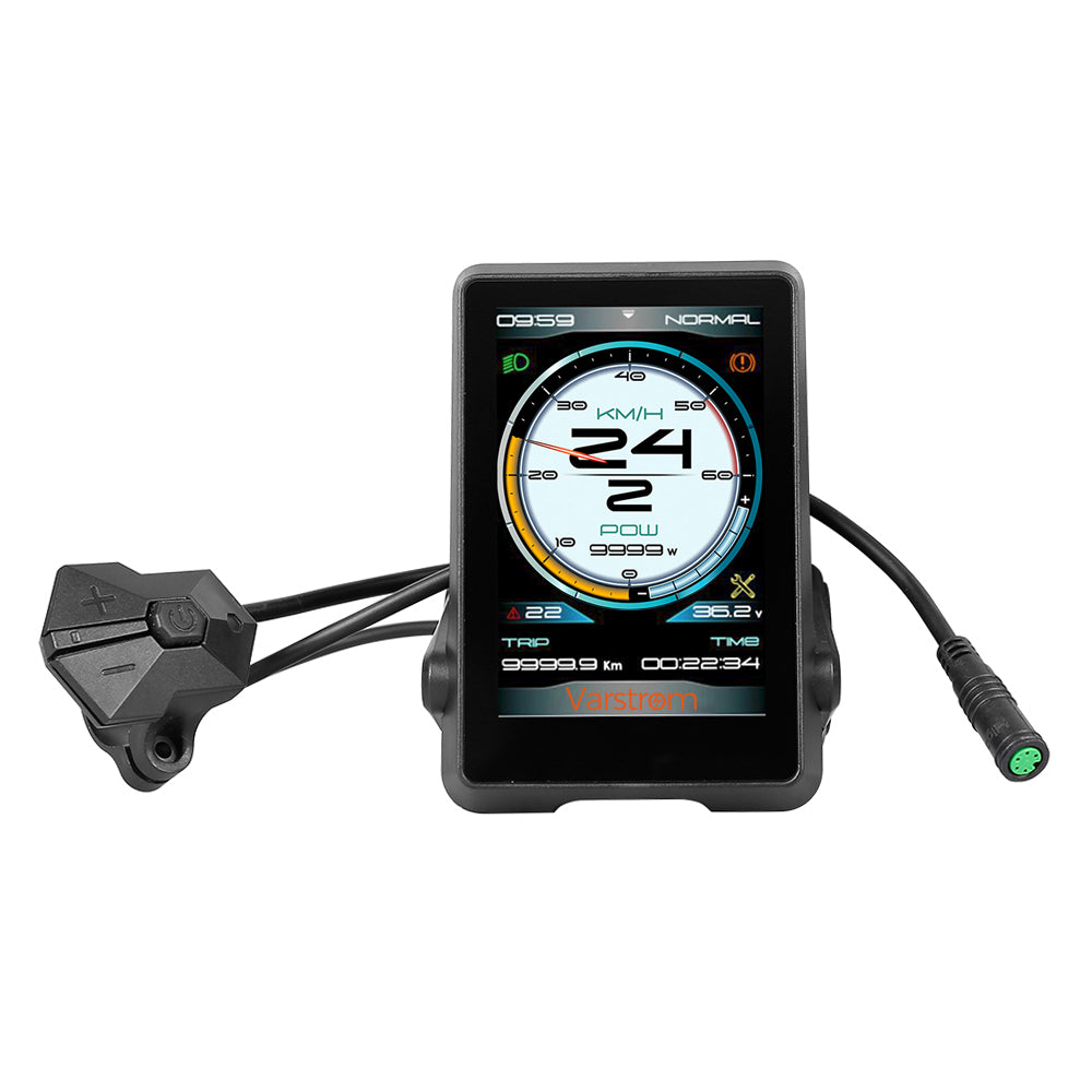 Varstrom UART Protocol T1 Touch 1 Touchscreen eBike Display for Bafang eBike Drive Kits