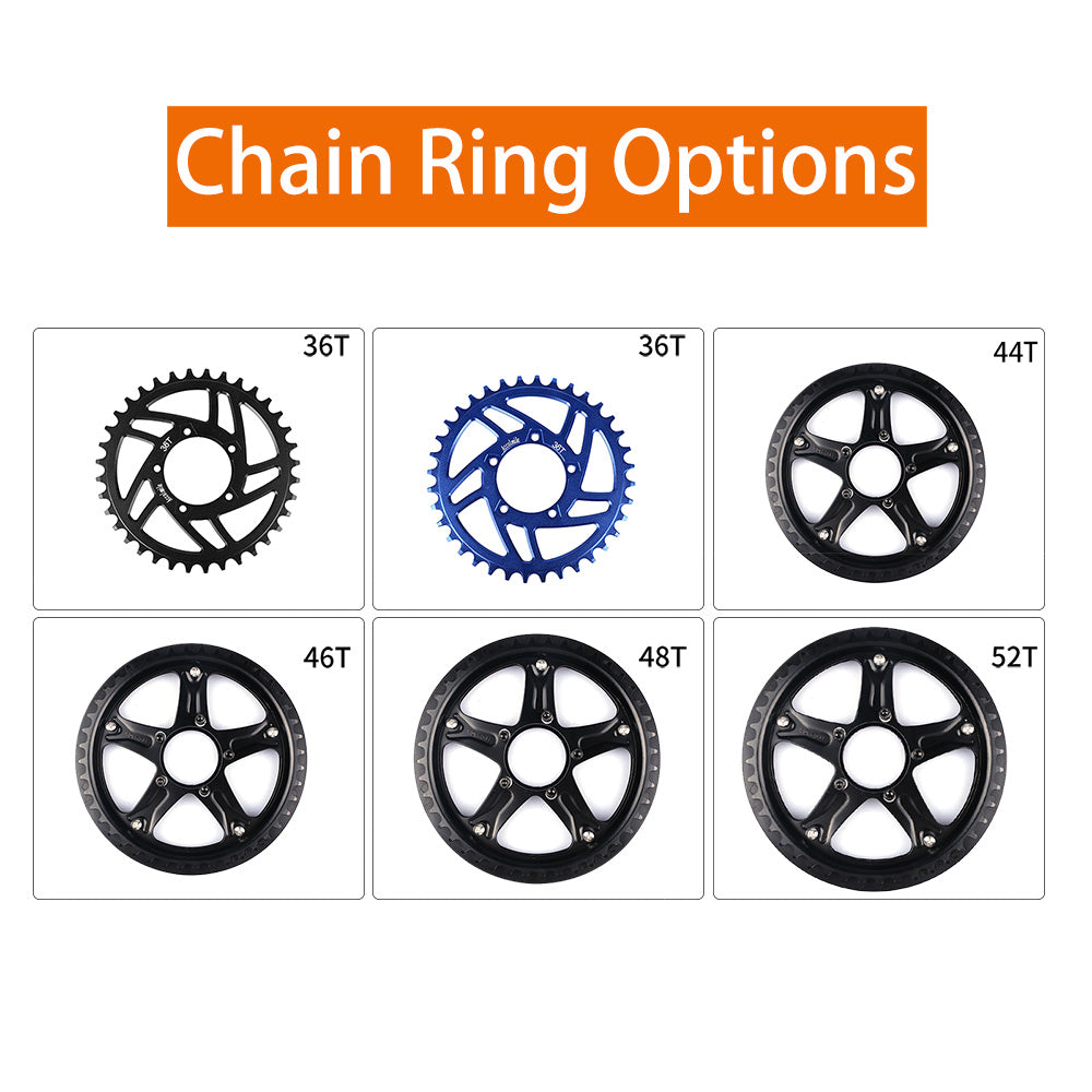 bafang 250w 48v bbs01b chain ring options - varstrom